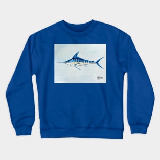 Marlin fish study Crewneck Sweatshirt